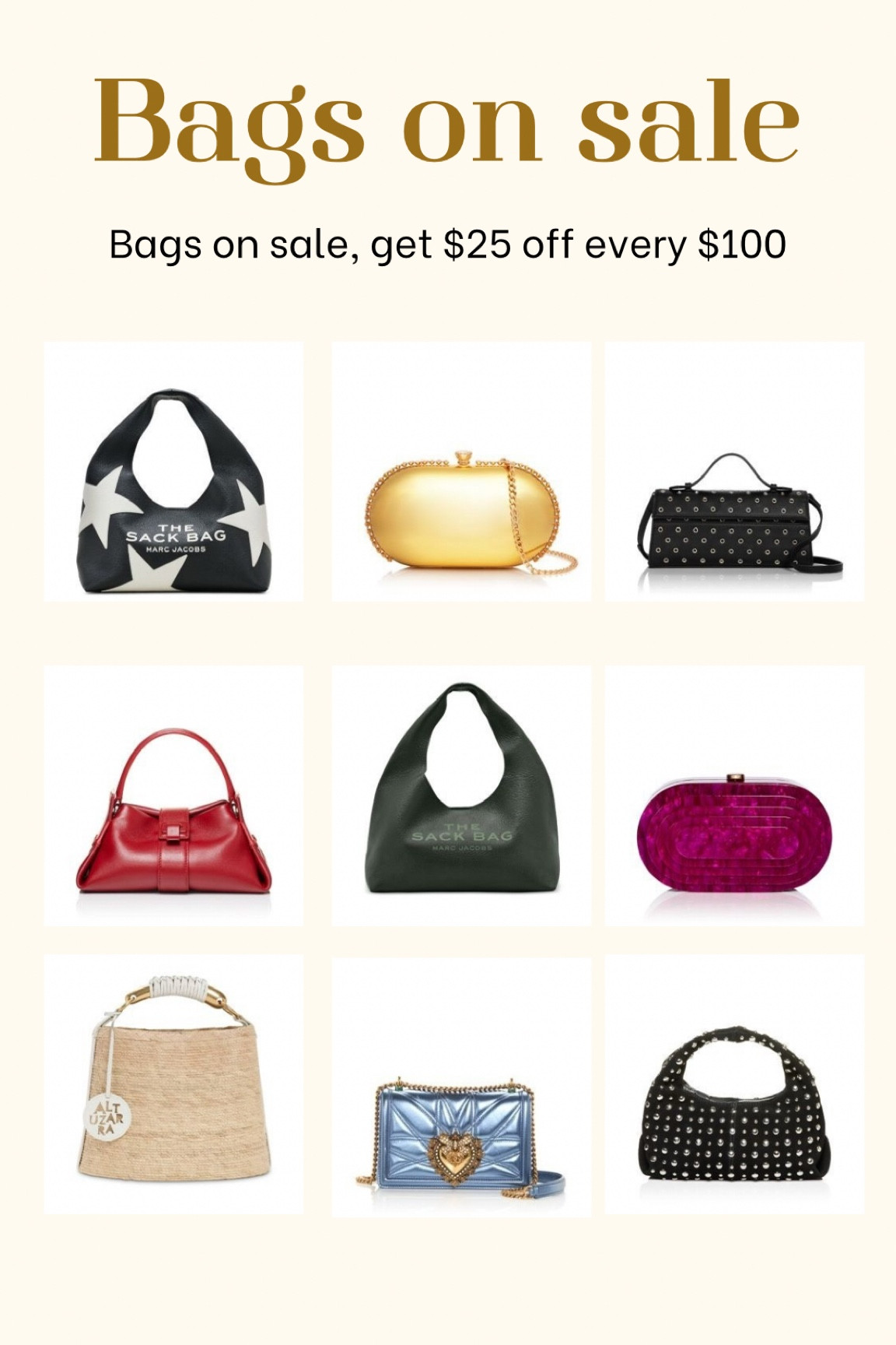 Best holiday deal on designer stuff- get $25 off every $100 spent 

#LTKSeasonal #LTKSaleAlert #LTKHoliday