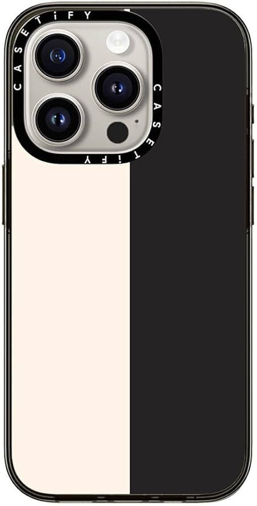 CASETiFY Compact iPhone 15 Pro Case [2X Military Grade Drop Tested / 4ft Drop Protection] - White... | Amazon (US)