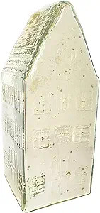 Creative Co-Op Tall Mercury Glass House Decoration, Silver | Amazon (US)