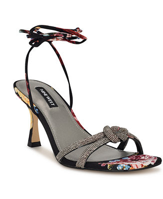 Nine WestWomen's Raqchel Embellished Lace Up Dress Sandals | Macy's