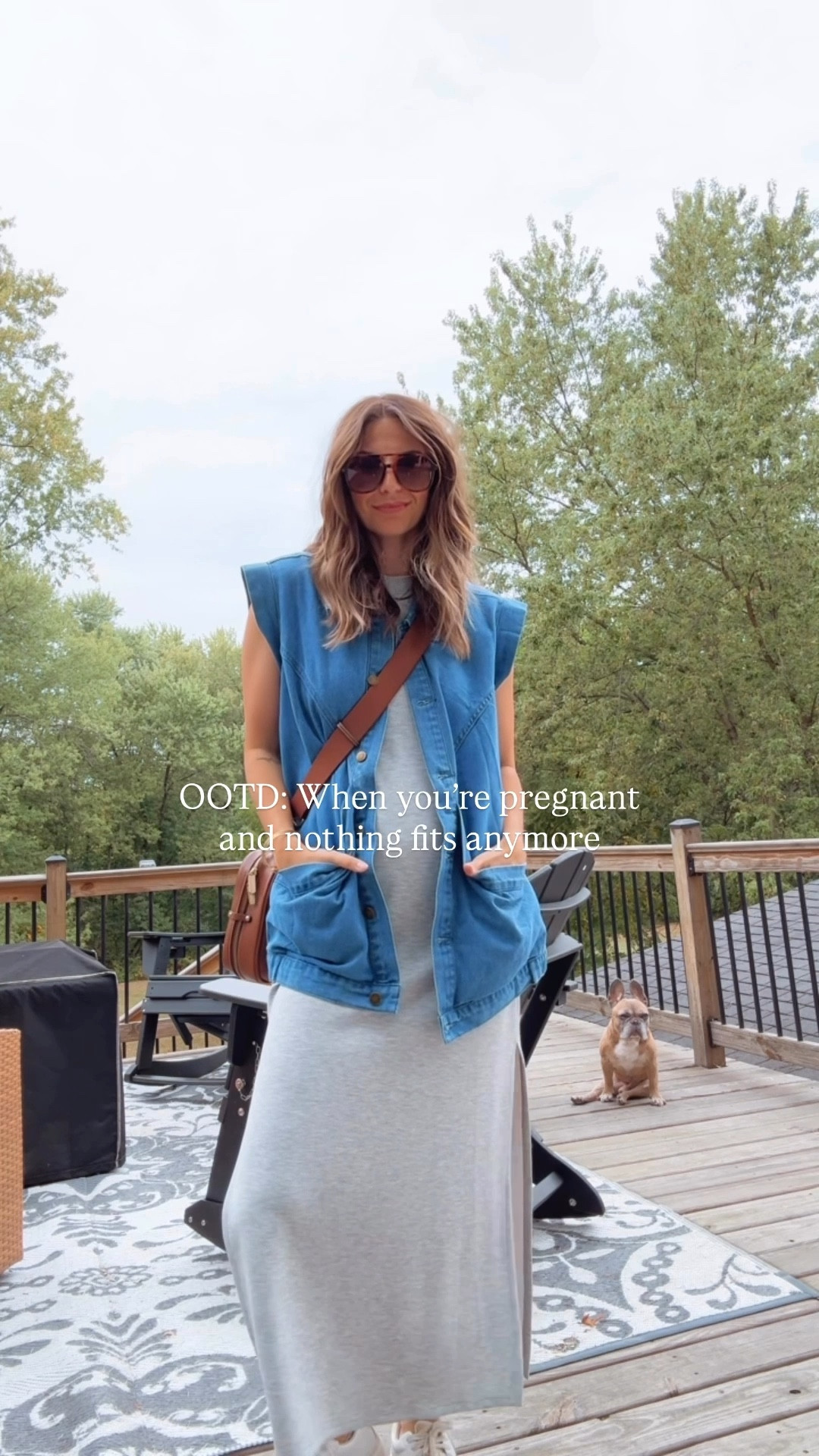 Officially at the point where nothing fits anymore 🤷🏻‍♀️ here comes the bump and all my bump friendly outfits!
Amazon find/ Walmart find / denim vest / free people inspired / fall outfit / bump friendly / casual outfit 

#LTKStyleTip #LTKBump #LTKFindsUnder50