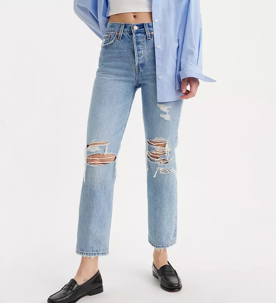 Wedgie Straight Fit Women's Jeans - Light Wash | Levi's® US | LEVI'S (US)