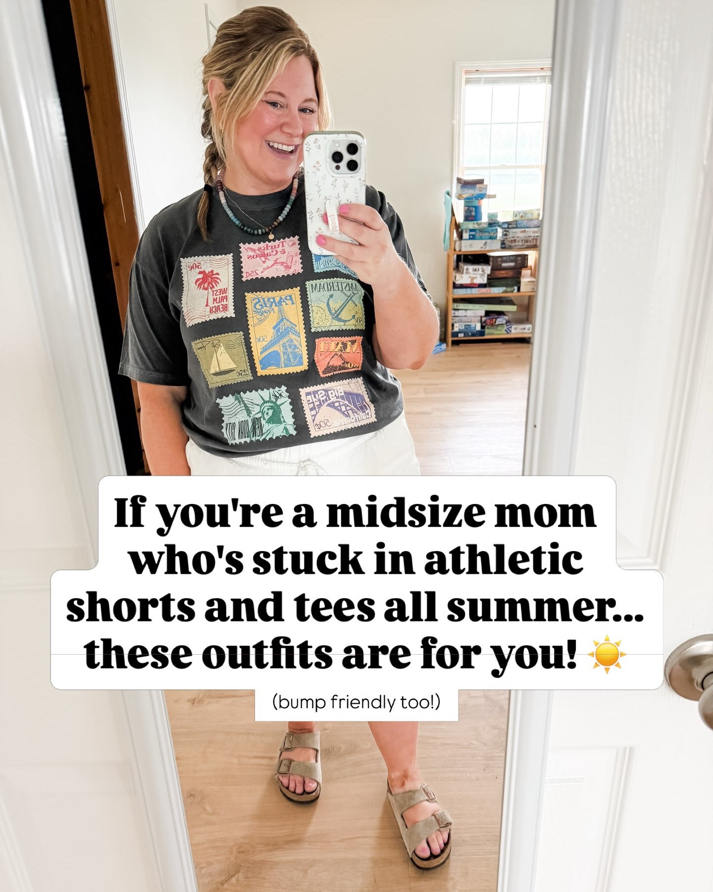 Midsize bump friendly summer outfit ideas!

Sizing:
Maxi dress - XL
Purple pants - large
Blue tee - XL
White tee - XL
Green striped shorts - XXL (sized up for bump)
Skirt - XL
Graphic tee - XL (use code STEPHSHARES20 to save!)
Skort- XXL (sized up for bump)
Gauze dress - large petite 
Matching set - XXL
Green tee - Xl
Denim shorts - XXl (sized up for bump)
Tank - XL Graphic tee
Gauze button down - large

#LTKSeasonal #LTKBump #LTKMidsize