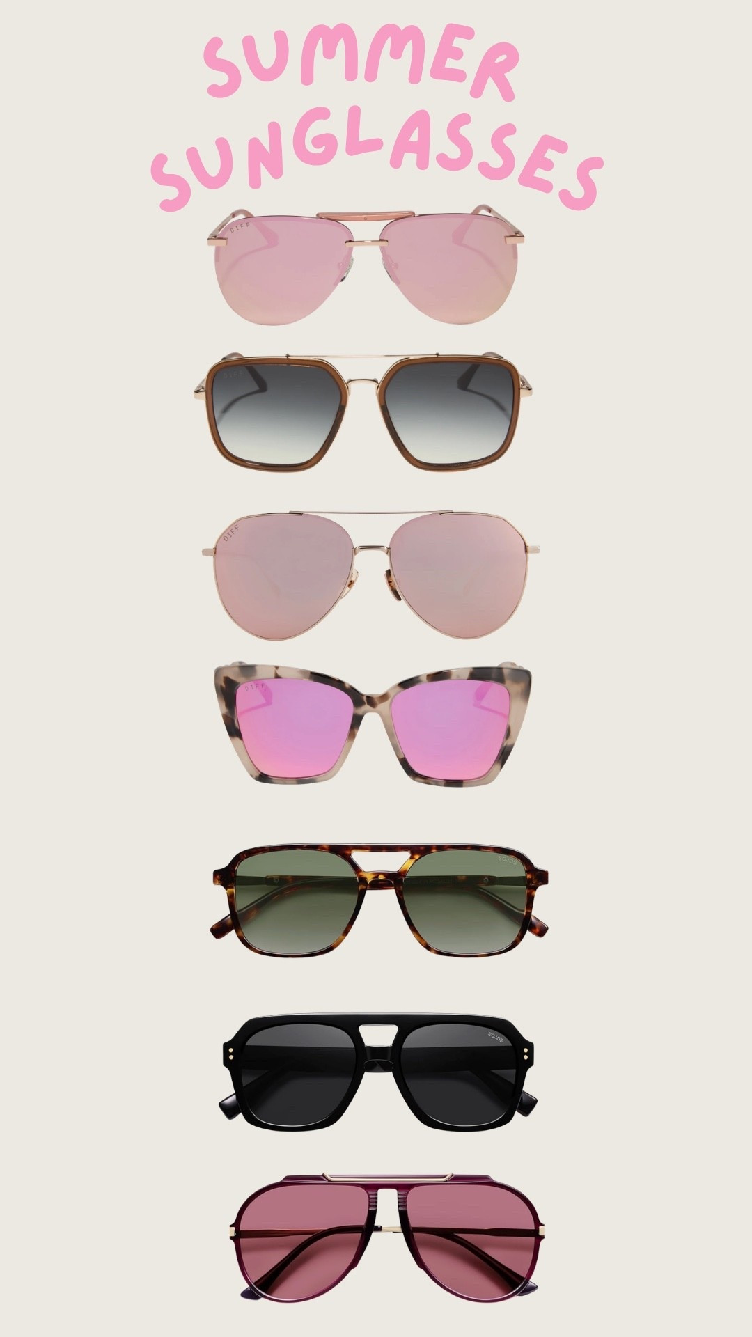 Summer sunglasses I am loving!

#LTKSeasonal