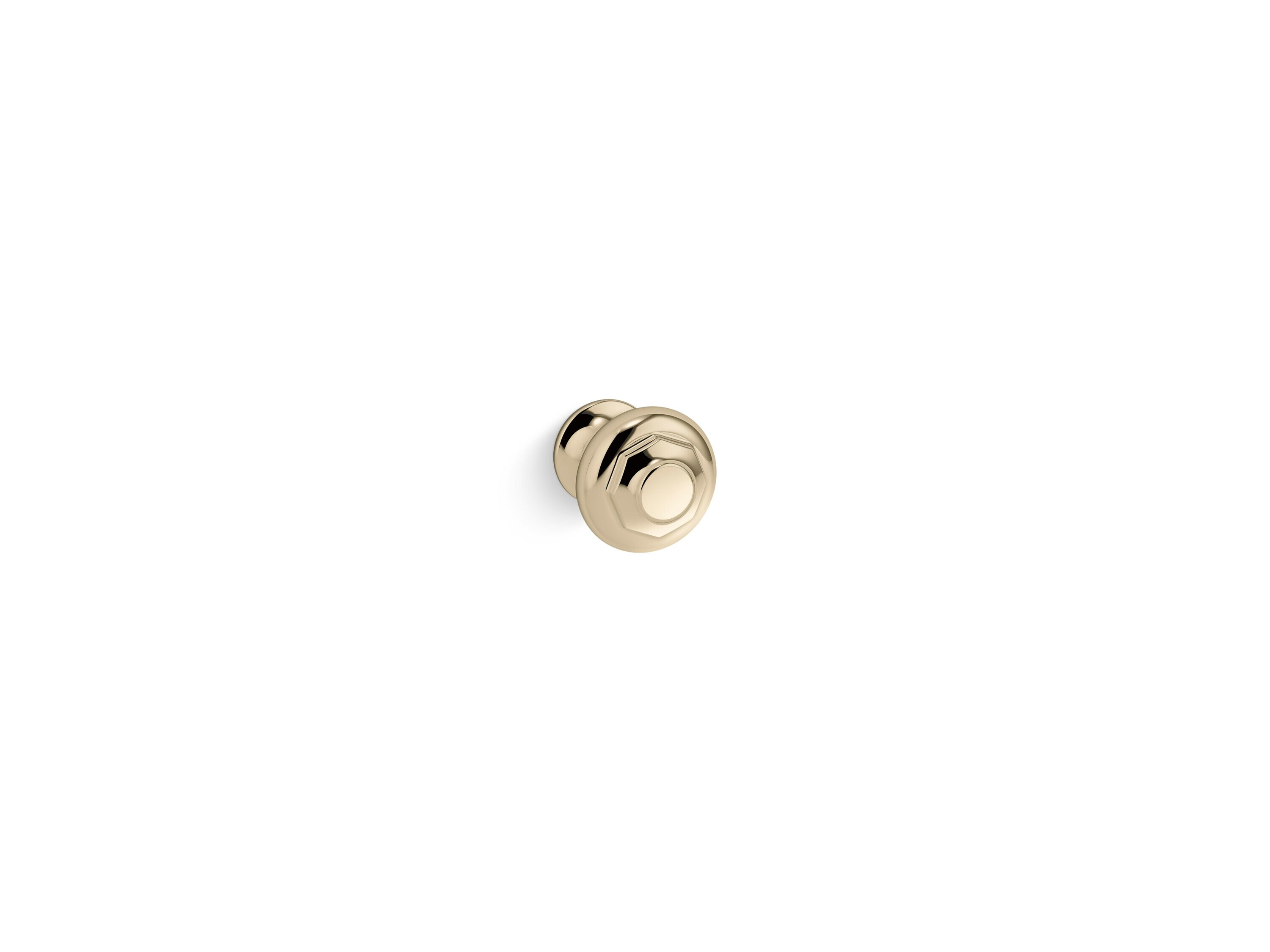 KOHLER Artifacts Vibrant French Gold Round Transitional Cabinet Knob | 72578-AF | Lowe's