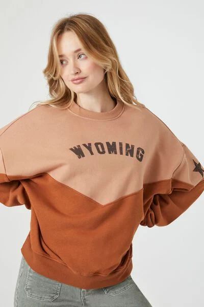 French Terry Wyoming Graphic Pullover | Forever 21 (US)