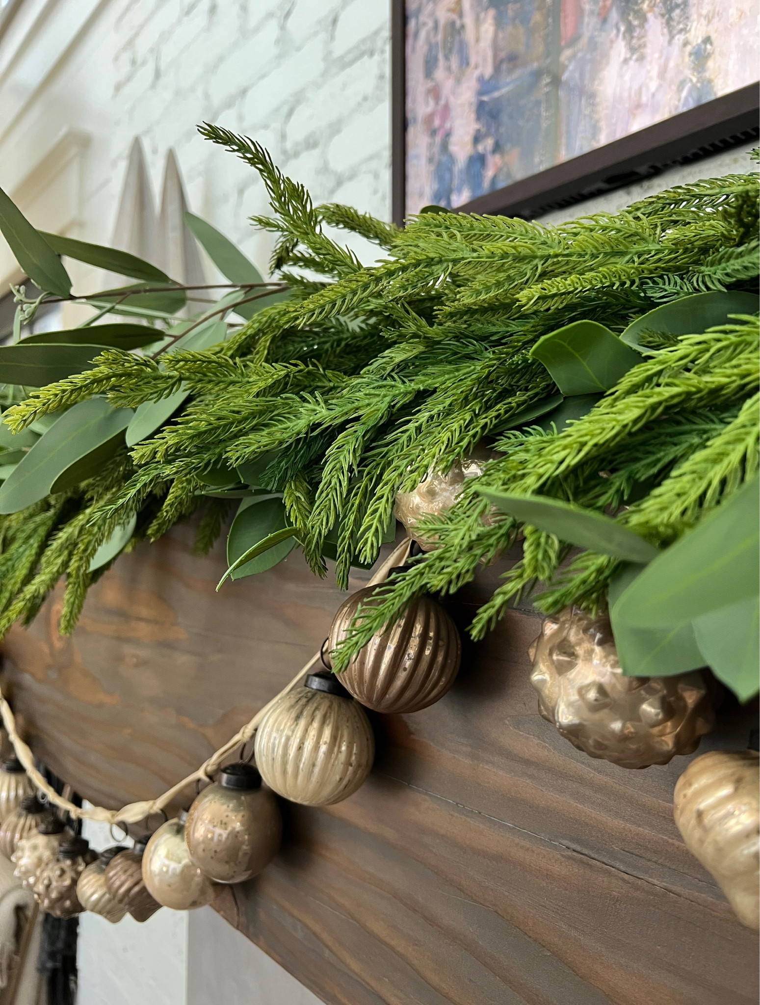 Grab your Christmas holiday garland!  I’m linking the exact ones I used here and a look for less option!  The look for less is 30% off making it an even better deal!! 🙌🙌🙌

#LTKsalealert #LTKstyletip #LTKSeasonal