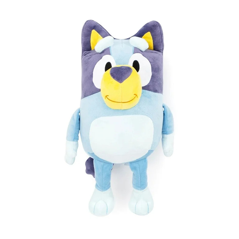 Bluey Kids Bedding Plush 17" Cuddle and Decorative Pillow Buddy, Microfiber, Blue, BBC | Walmart (US)