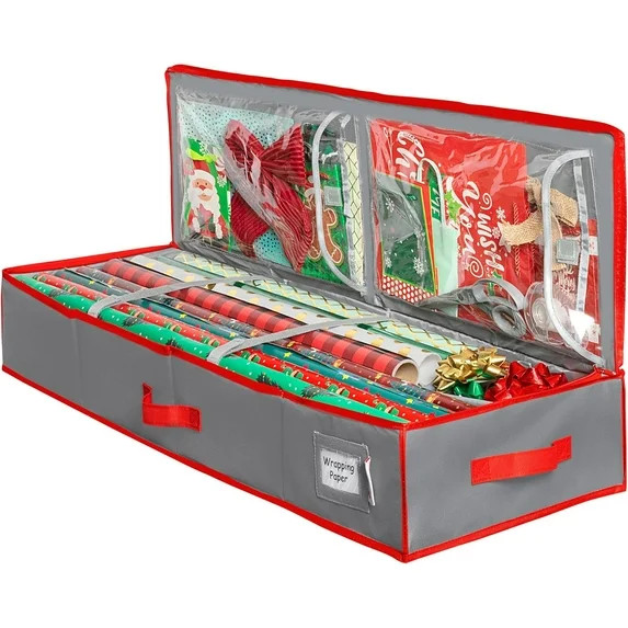 Hold N' Storage Contenedor de Almacenamiento de Papel de Regalo Cabe hasta 27 Rollos de 1,37" de ... | Walmart (US)