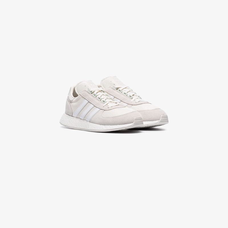 Adidas white never made Marathon X5923 suede sneakers | Browns Fashion