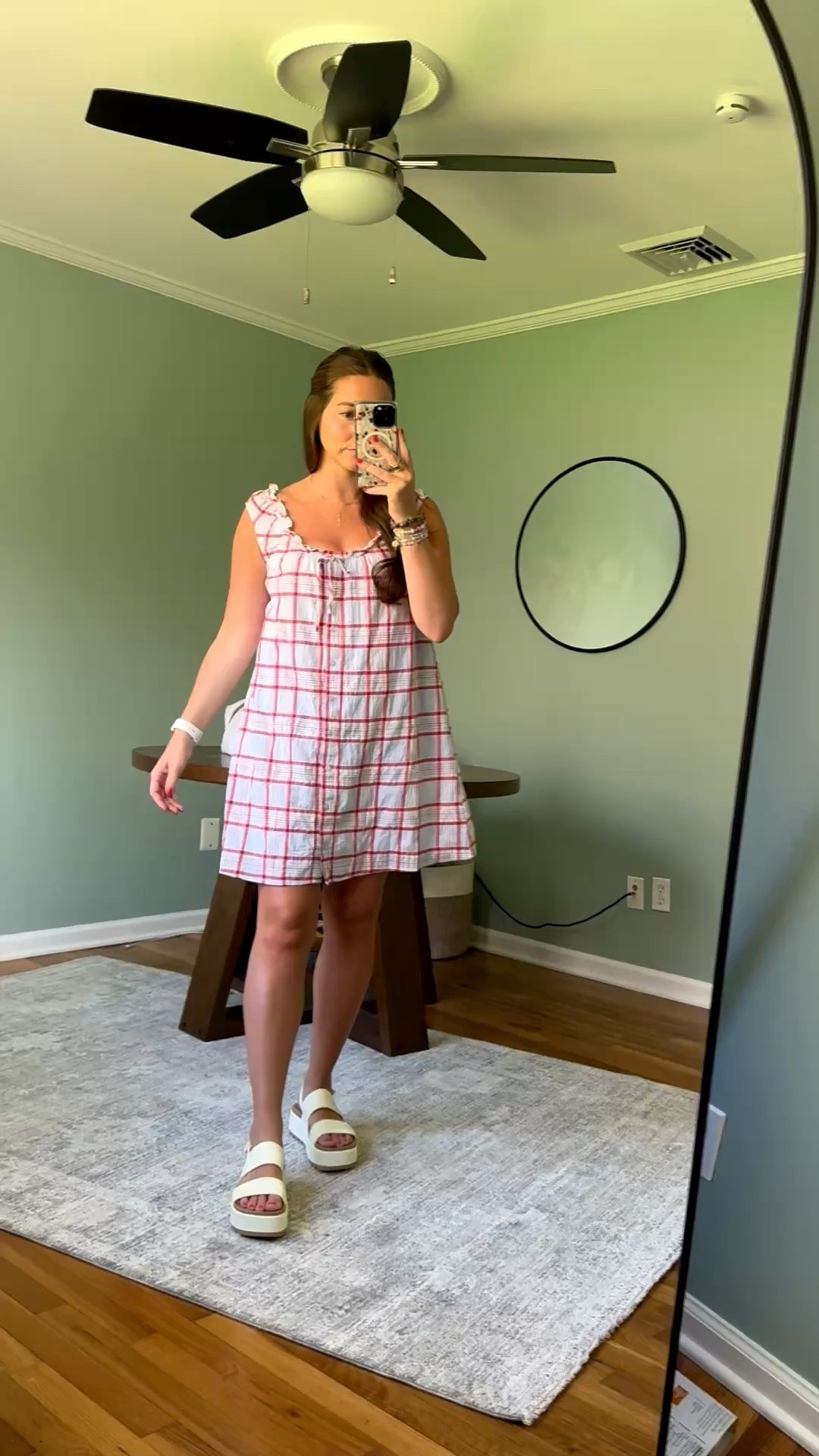 How cute is this dress?! I feel like it’s perf for 4th of July!! Wearing size small

#LTKootd #LTKSaleAlert