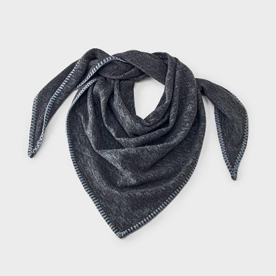 Houndstooth Print Triangle Scarf - Universal Thread™ Black | Target