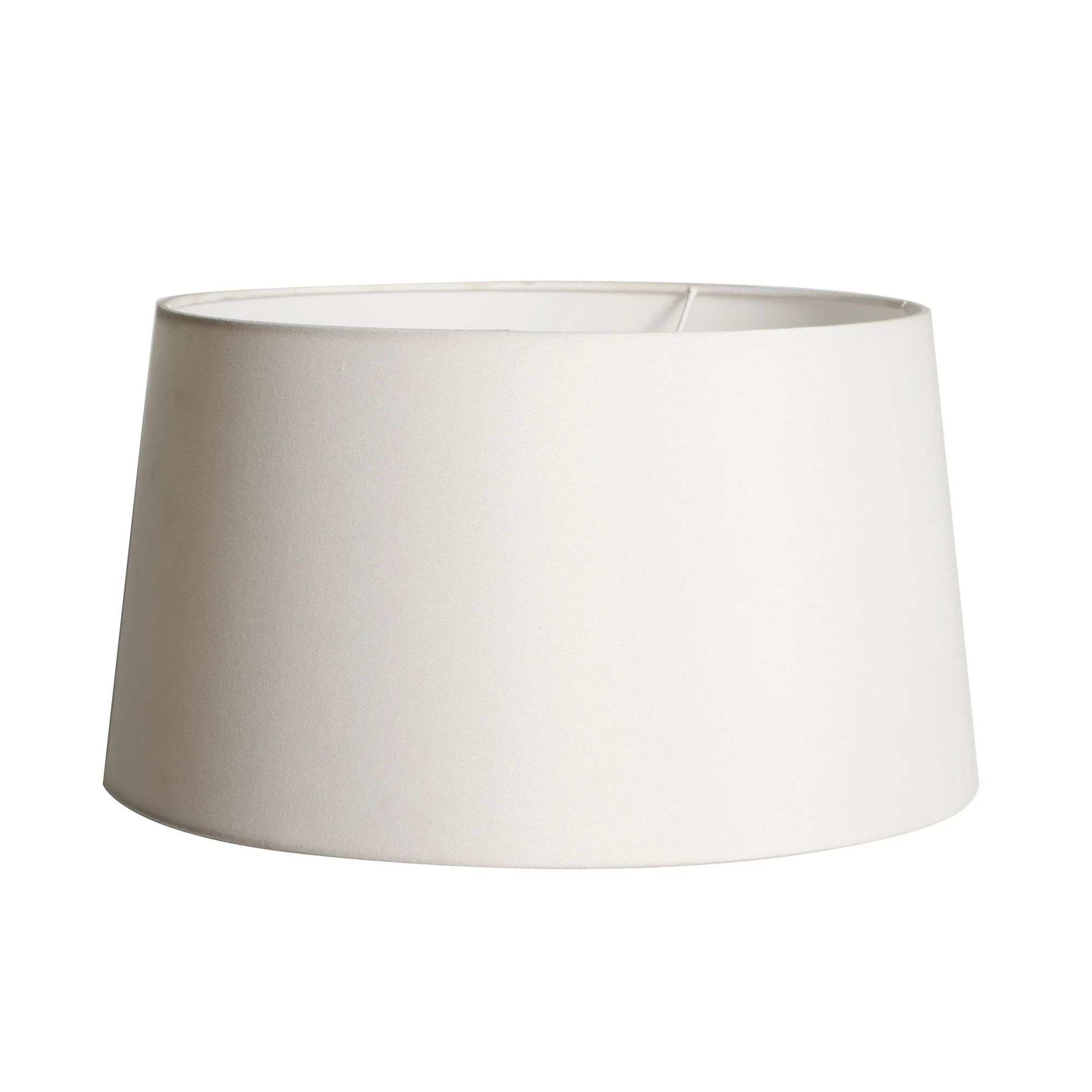 Simplee Adesso White Fabric Uno Lamp Shade, 8.5"H x 15.5"D, Transitional, Adult, Dorm Room Use | Walmart (US)