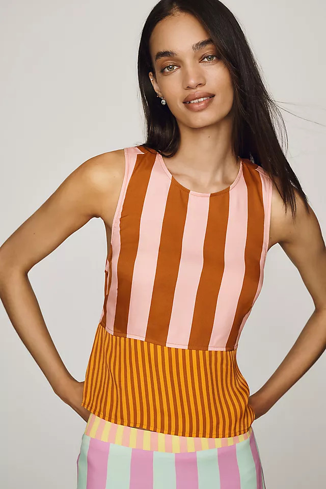 Farm Rio x Anthropologie Open-Back Tank Top | Anthropologie (US)