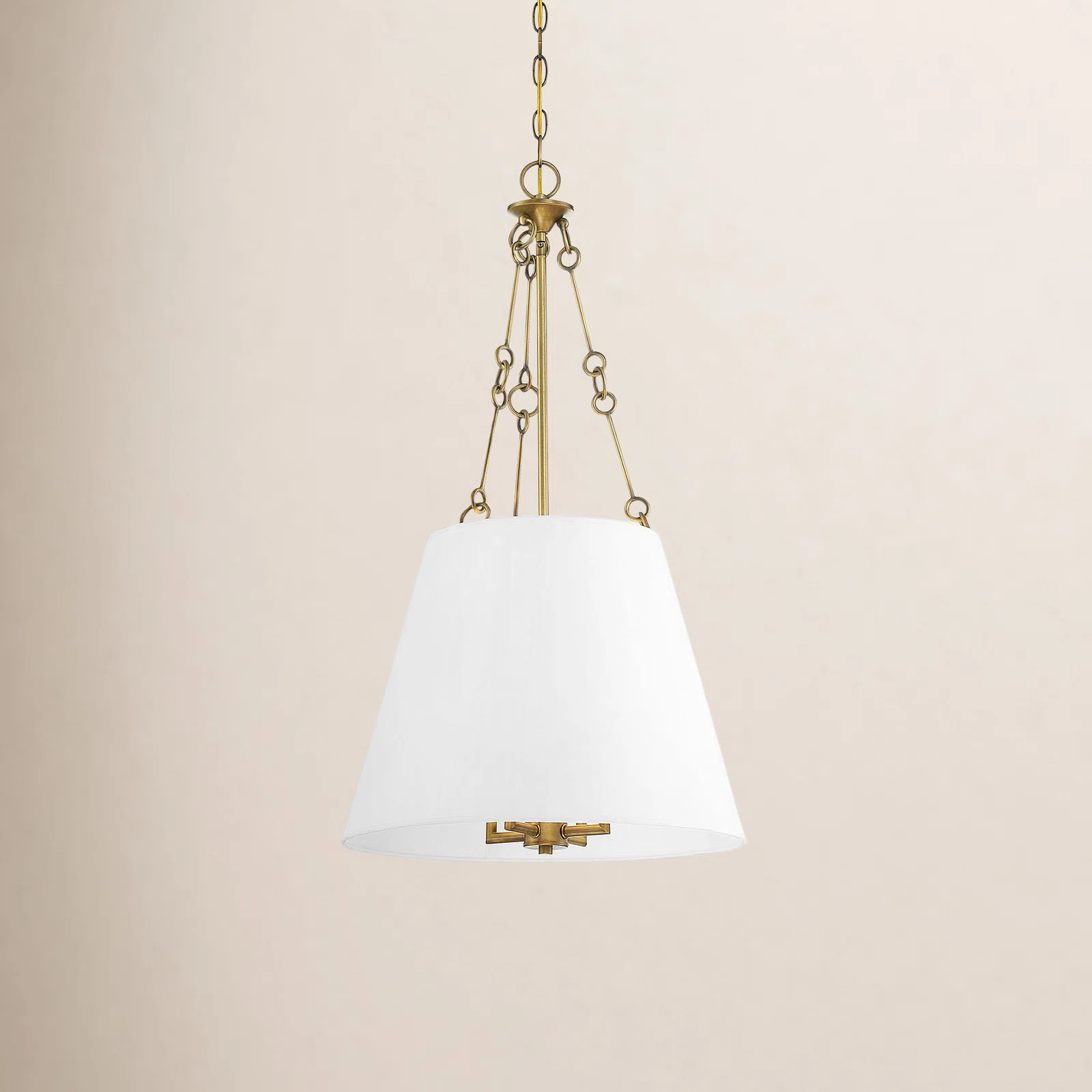 Lodi 4-Light Dimmable Fabric Cone Pendant | Wayfair North America