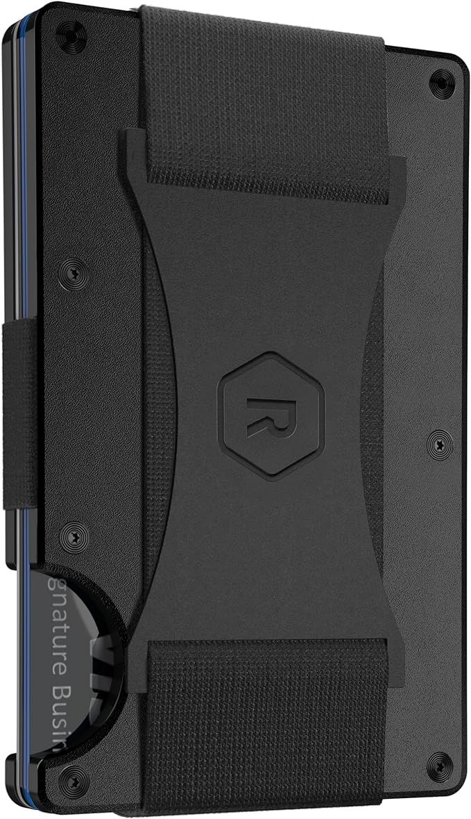 The Ridge Mens Minimalist Titanium Metal Wallet - Rfid Blocking, Elastic, Slim, Front Pocket Cred... | Amazon (US)