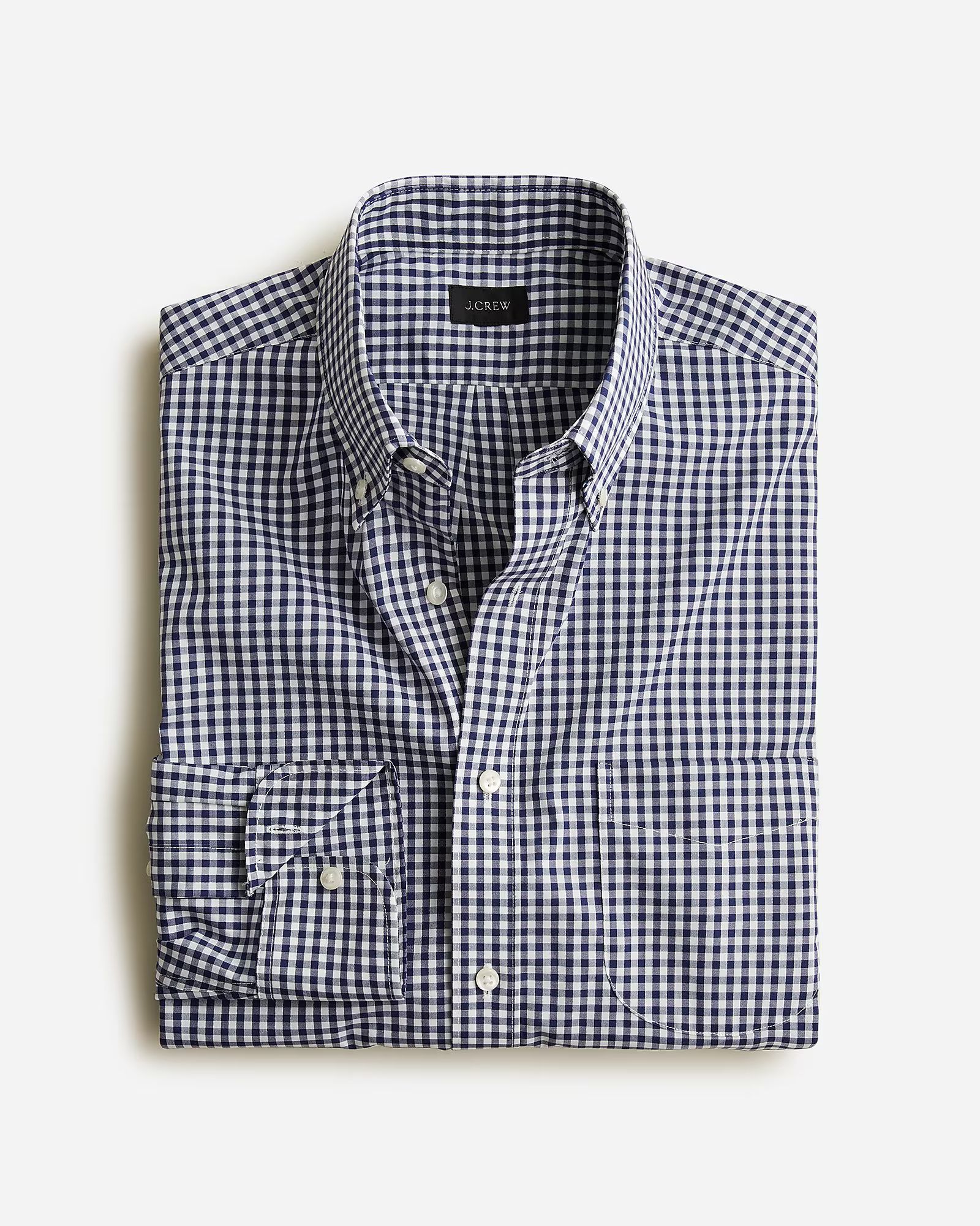 Bowery wrinkle-free stretch cotton-blend shirt with button-down collar | J.Crew US