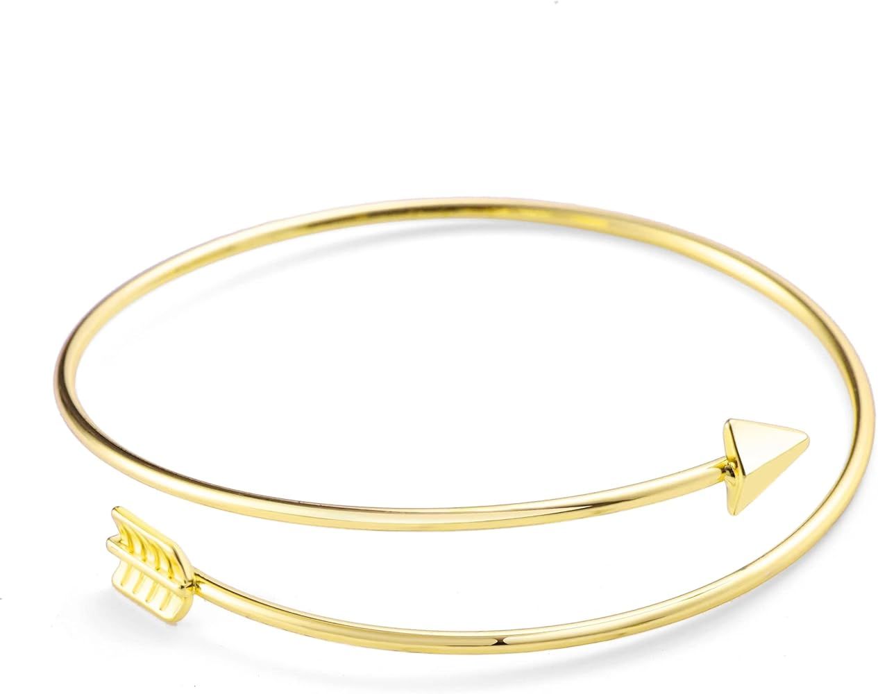 Philip Jones Gold Plated Arrow Bangle | Amazon (UK)