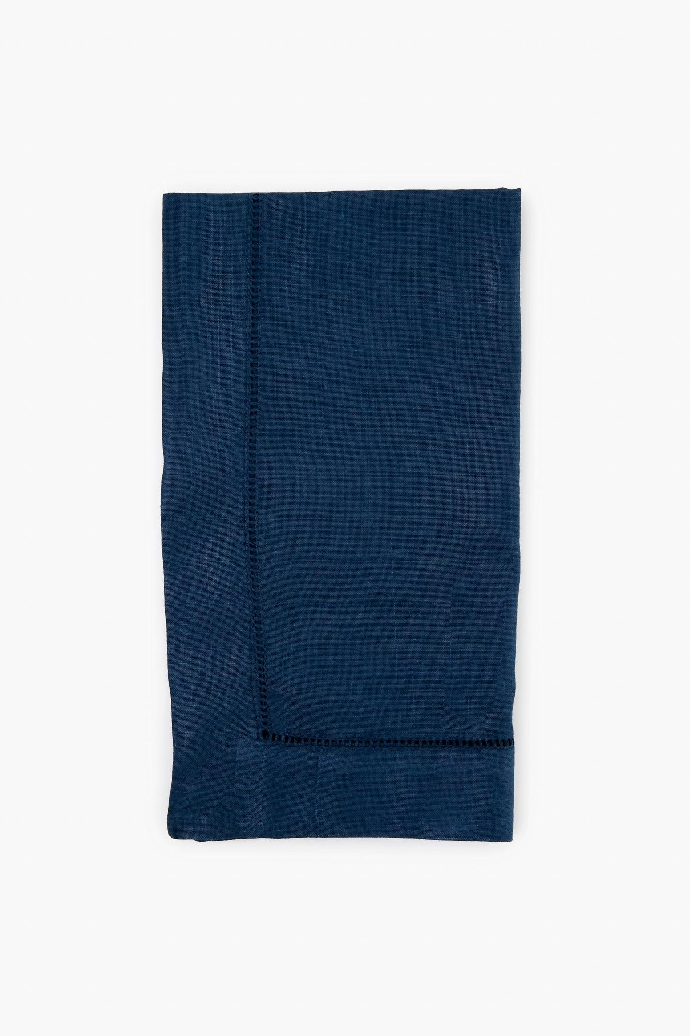 Navy Hemstiched Dinner Napkin | Tuckernuck (US)