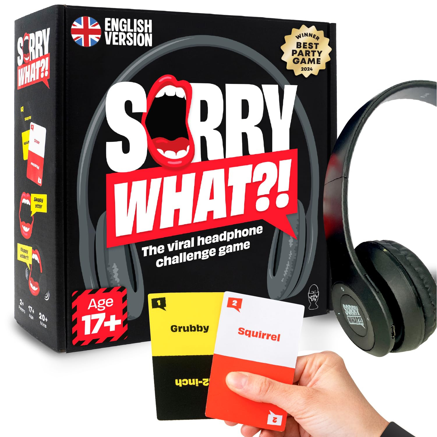 Sorry What Game - Uncensored Lip Reading Party Games for Adults - Based On The Headphone Challeng... | Amazon (US)