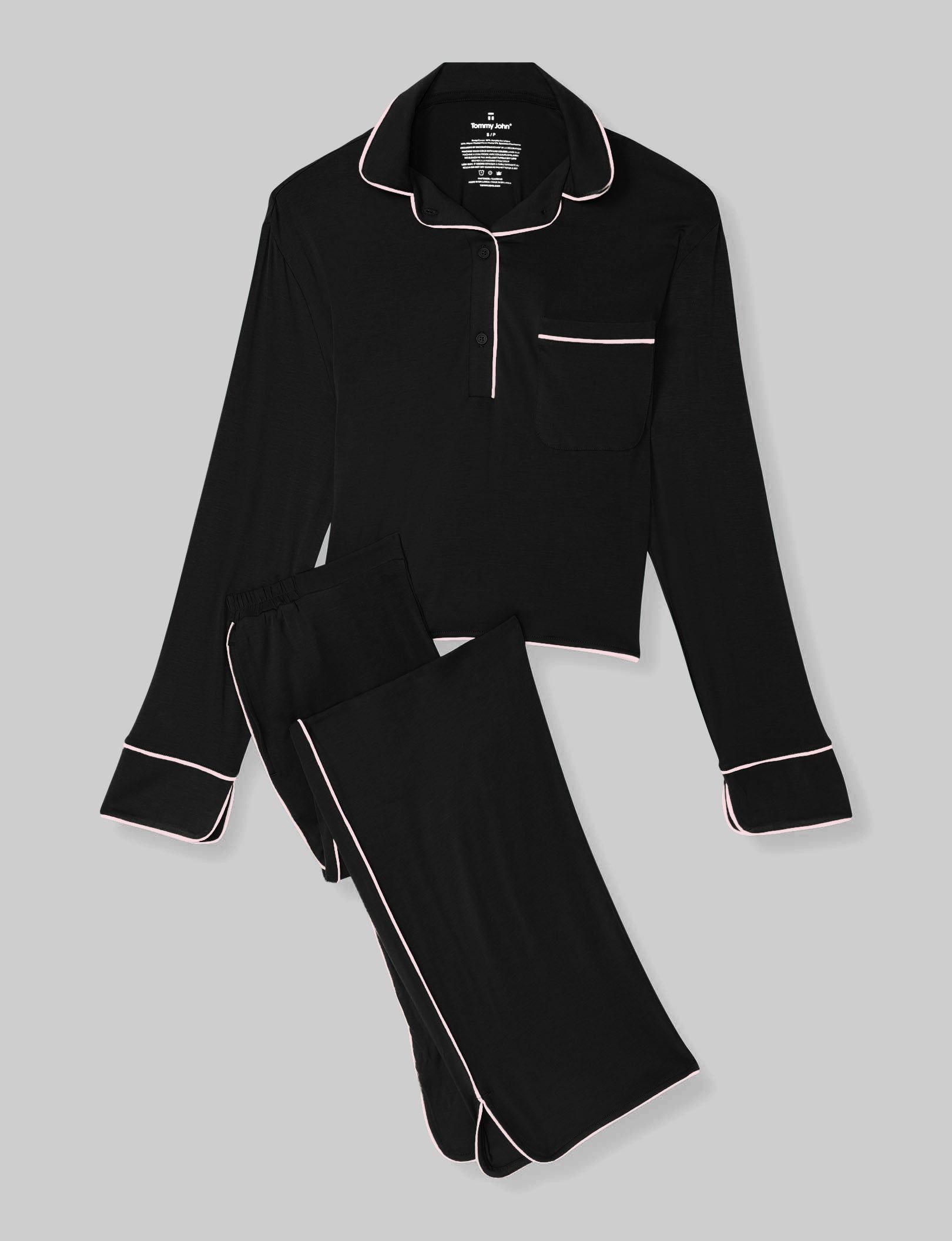 Women's Downtime Long Sleeve Pajama Top & Pant Set | Tommy John