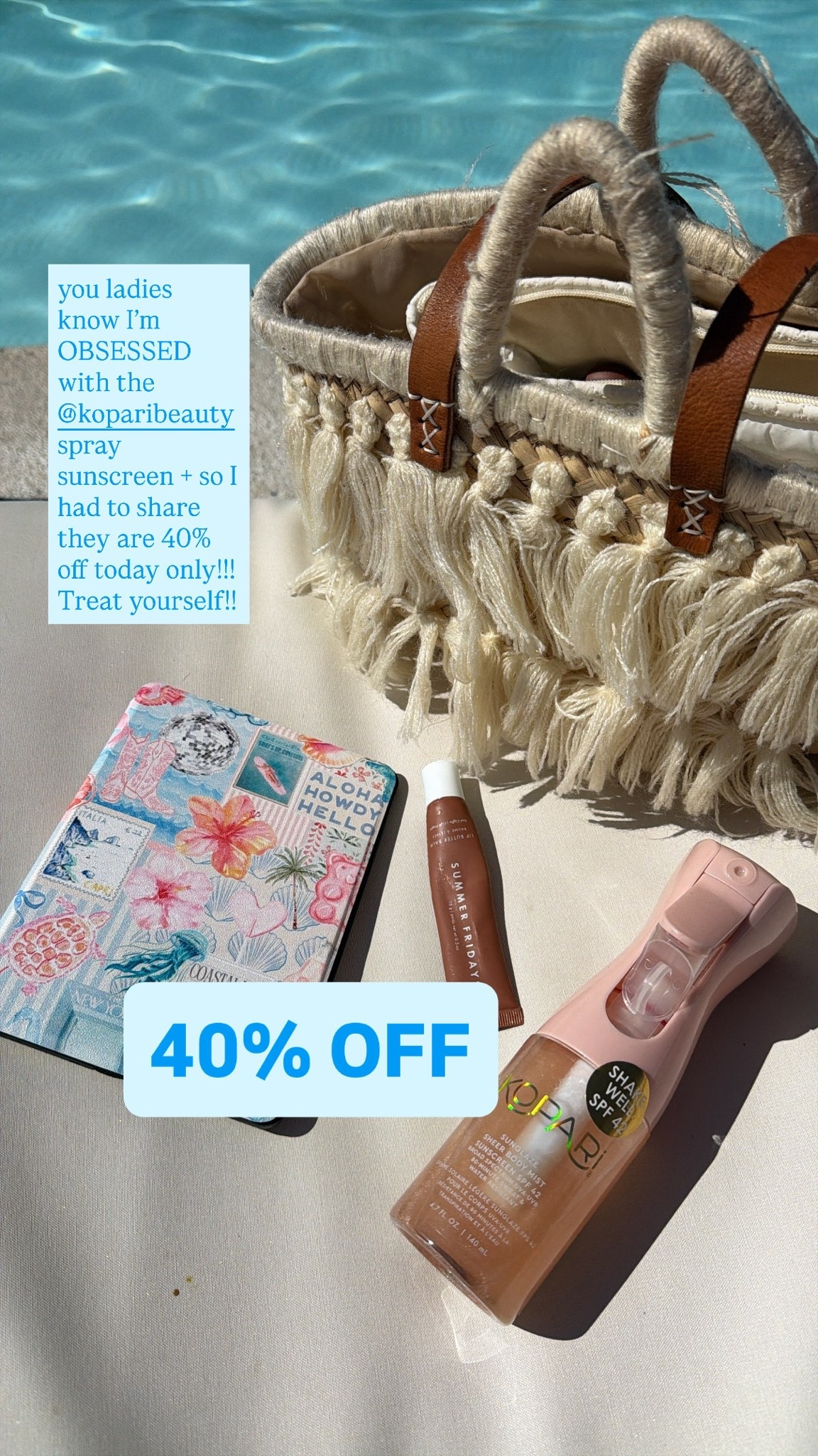 40% off my favorite spray sunscreen
Smells amazing too!!
Price reflected in cart

#LTKSaleAlert #LTKSwim #LTKBeauty