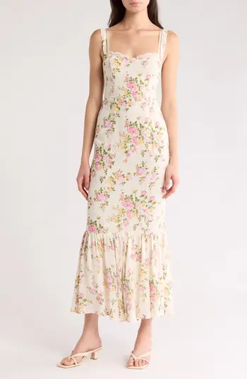 Irisa Floral Trumpet Dress | Nordstrom
