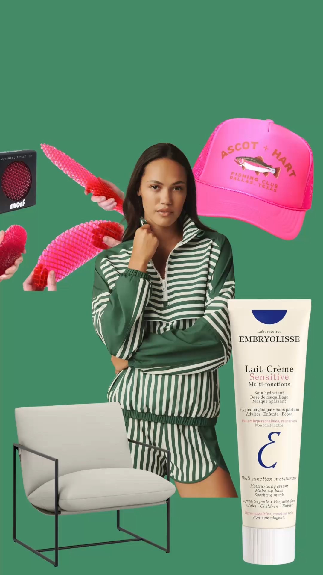 Five things I’m loving this week… and you need them all 🫶
🎣 The cutest Fish Club hat you’ll wear on repeat
🌀 A new fidget that’s actually cool (perfect for back to school!)
💚 The green striped set that screams “fall, but make it cute”
🪑 A designer dupe chair that looks $$$ but isn’t 👀
🧴 The all-over lotion that fixes everything from dry hands to crusty cuticles

Which one are you adding to cart first? 👇 #favefive #weeklyobsessions #ltkfinds #falltransitionstyle #backtoschoolessentials #budgetfinds #momlifeapproved #theglitteroption