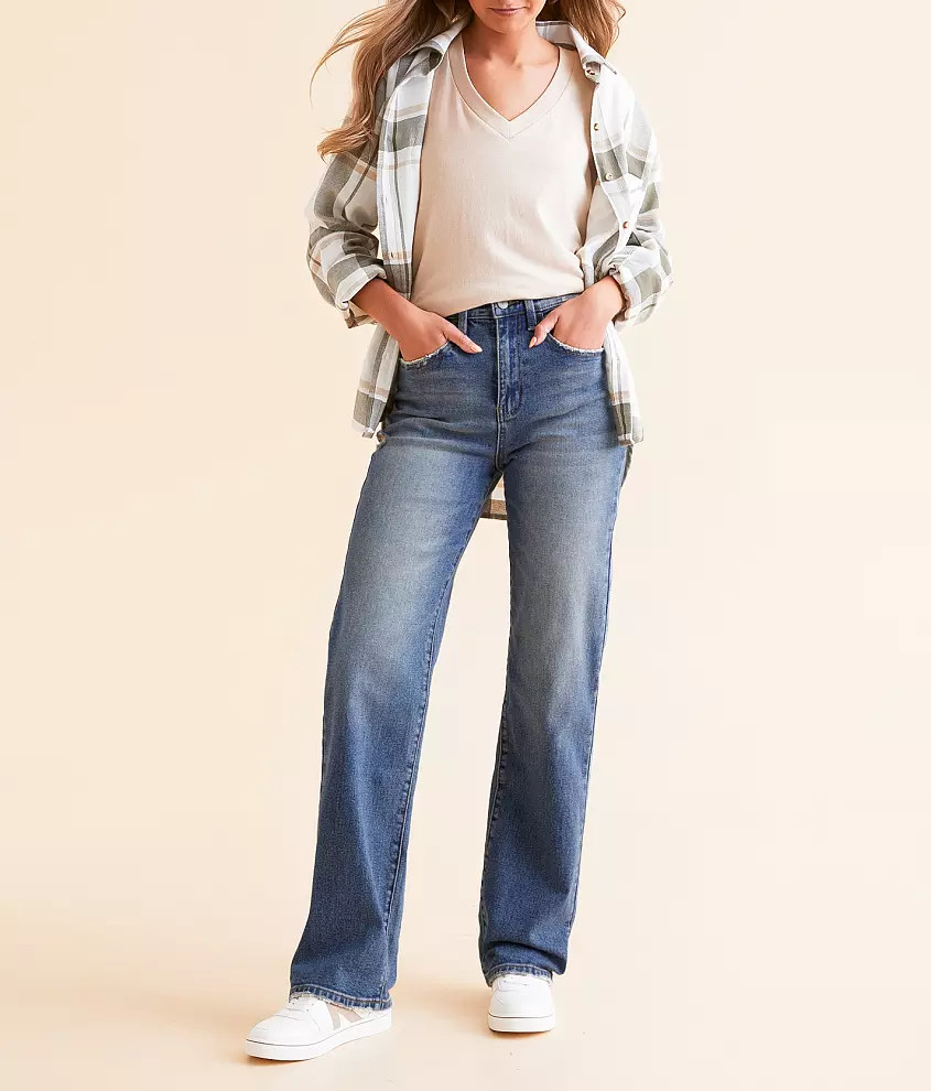 90's Straight Stretch Jean | Buckle