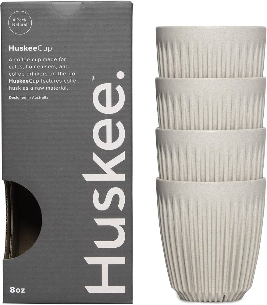 Huskee - HuskeeCup (4-Pack) (Natural, 8oz) | Amazon (US)