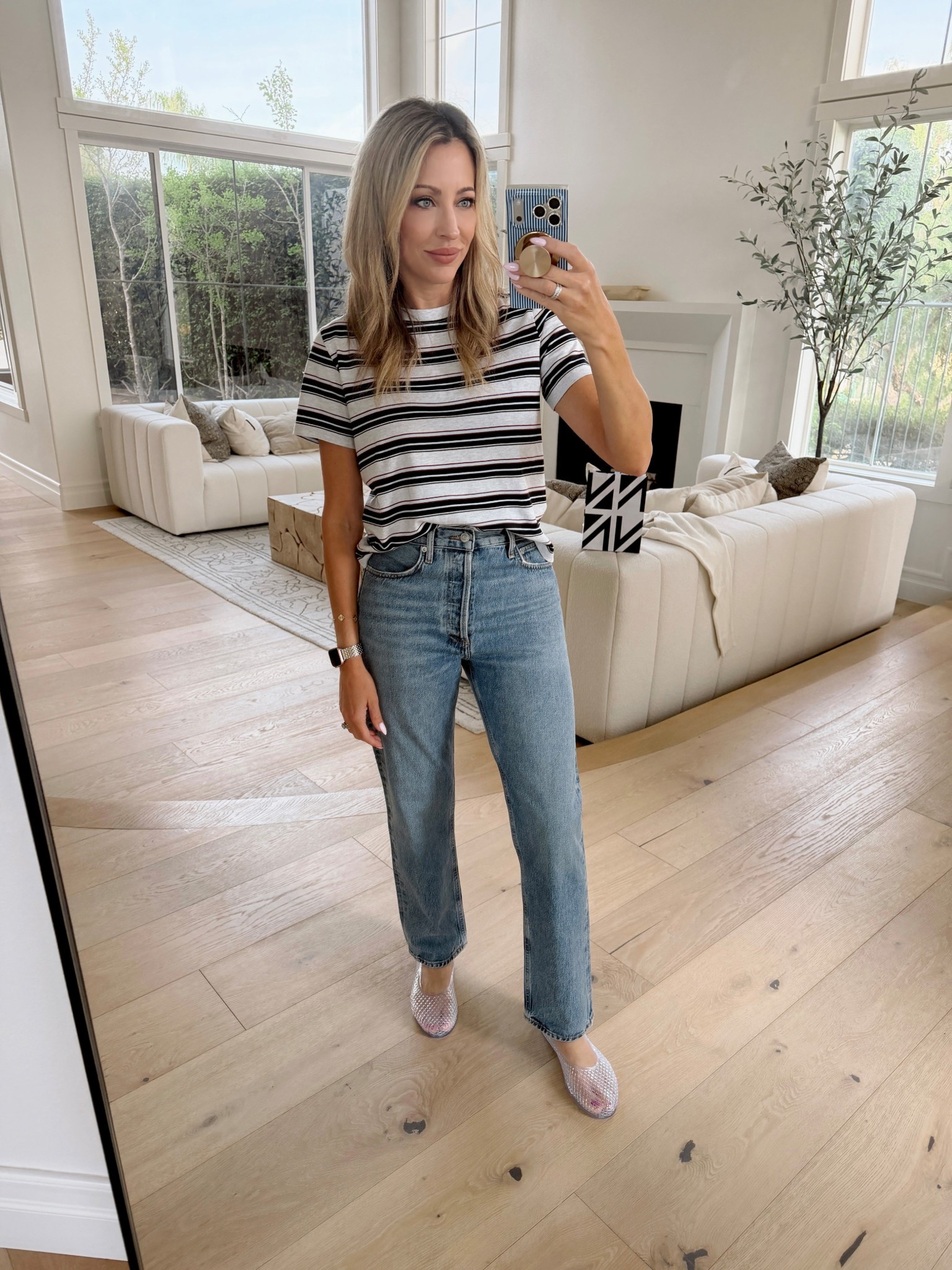 Easy classic casual spring outfit ✨

Size small tshirt and it's SO soft!!

#LTKootd #LTKOver40 #LTKSeasonal