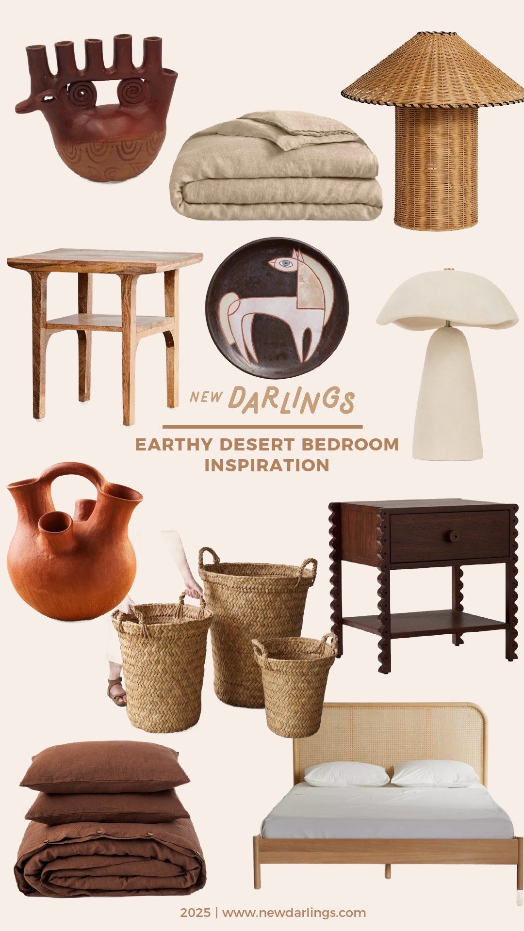 Earthy desert bedroom inspiration 

#LTKHome #LTKFindsUnder100