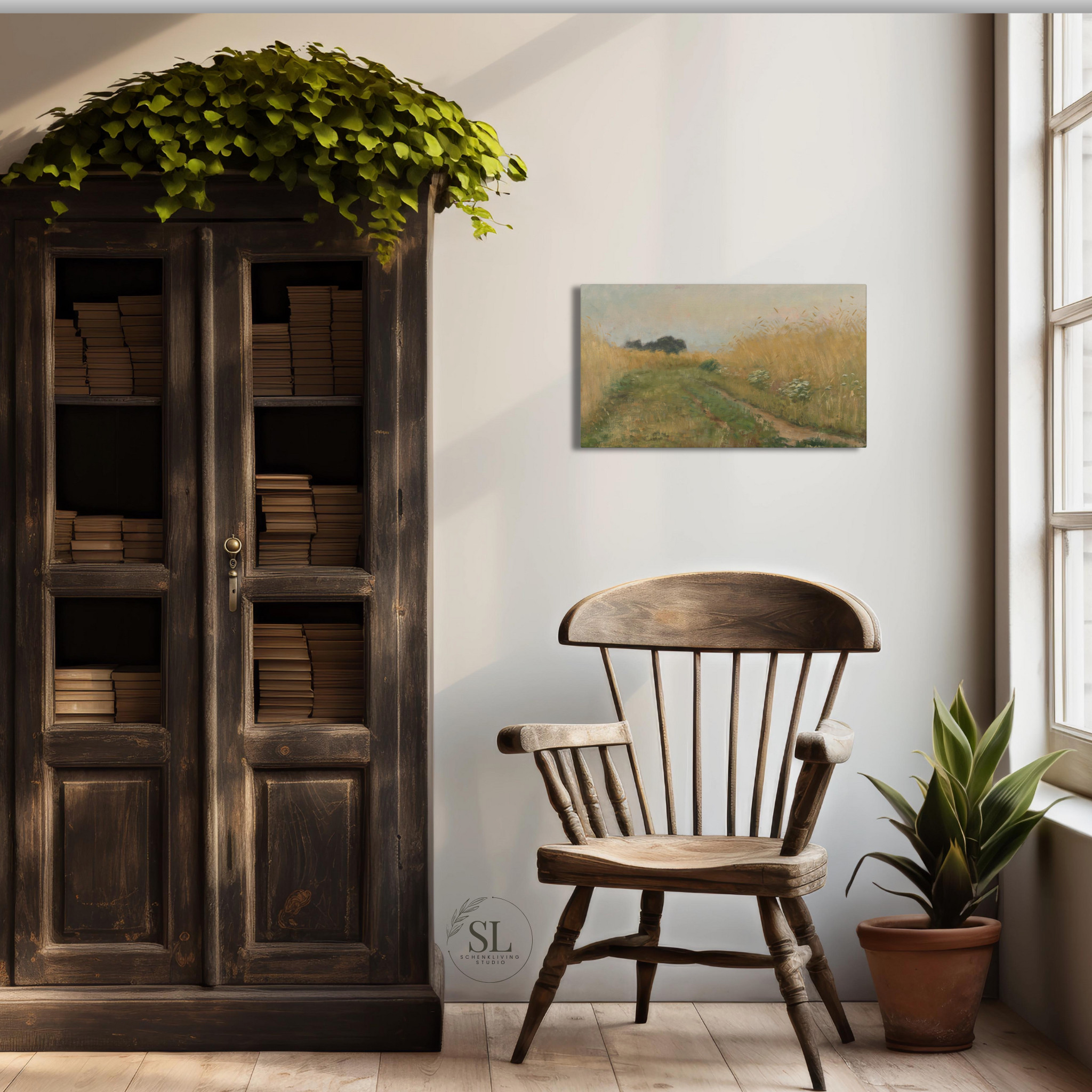 Vintage Wheat Field Canvas Artwork for your Farmhouse Dining or Living Room Space  

 #LTKfall #LTKfamily #LTKgiftguide