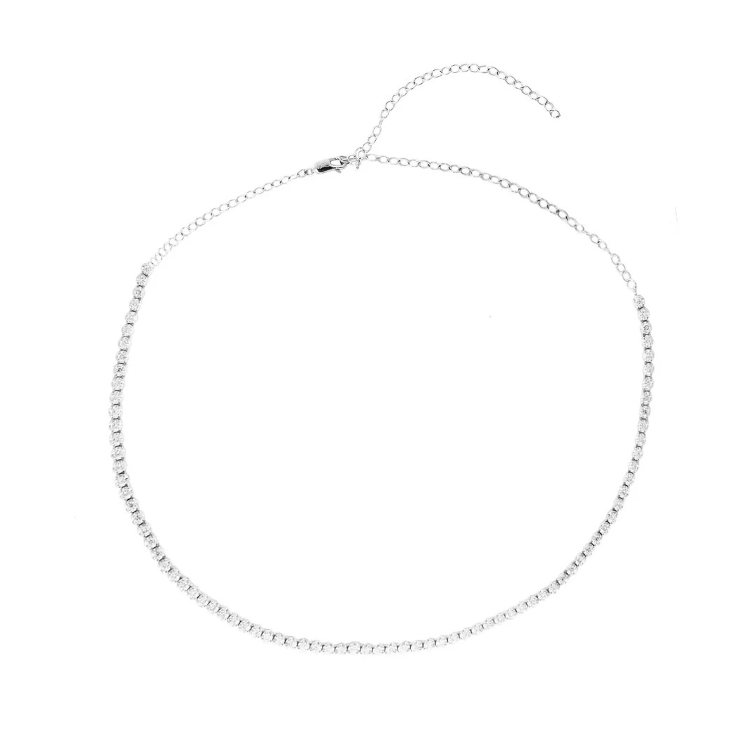 Diamond Tennis Choker | Henri Noel Fine Jewelry