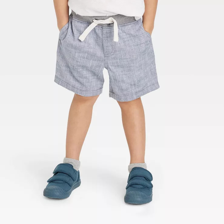 Toddler Boys' Chambray Pull-On Shorts - Cat & Jack™ | Target