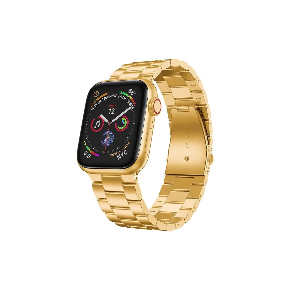 Worryfree Gadgets Classic Stainless Steel Metal Band for Apple Watch  - two size options | Target