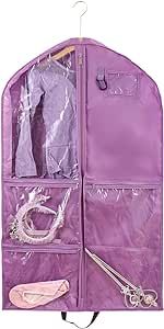 Waterproof Hanging Garment Bag,40 inch Garment Bags for Hanging Clothes,Garment Bags for Travel S... | Amazon (US)