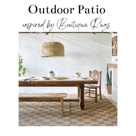 Outdoor patio furniture inspired by the rug from Boutique Rugs

#LTKstyletip #LTKhome #LTKFind