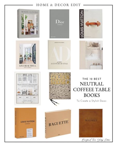 The Best Neutral Coffee Table Books

To create an effortlessly stylish home decor.



#LTKMostLoved #LTKhome #LTKover40