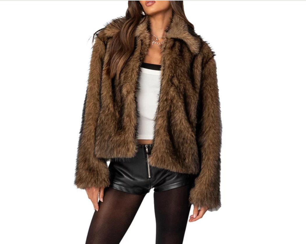 Channel the bold elegance of the Mob Wife trend with this luxurious faux fur jacket. Soft to the touch and designed with a plush oversized silhouette, it adds instant glam to any outfit — from leather shorts to classic denim. Made from 100% polyester, it’s warm, cruelty-free, and effortlessly chic. Whether you’re heading out at night or styling a statement winter look, this piece captures confidence and sophistication in every move. Click to explore your new power-jacket moment.

#MobWifeStyle #FauxFurJacket #WinterFashion #GlamLook 

 #LTKHoliday #LTKSeasonal #LTKPetite