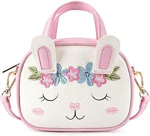 mibasies Toddler Purse for Little Girls Handbags Kids Age 3-8 Bunny Purse | Amazon (US)