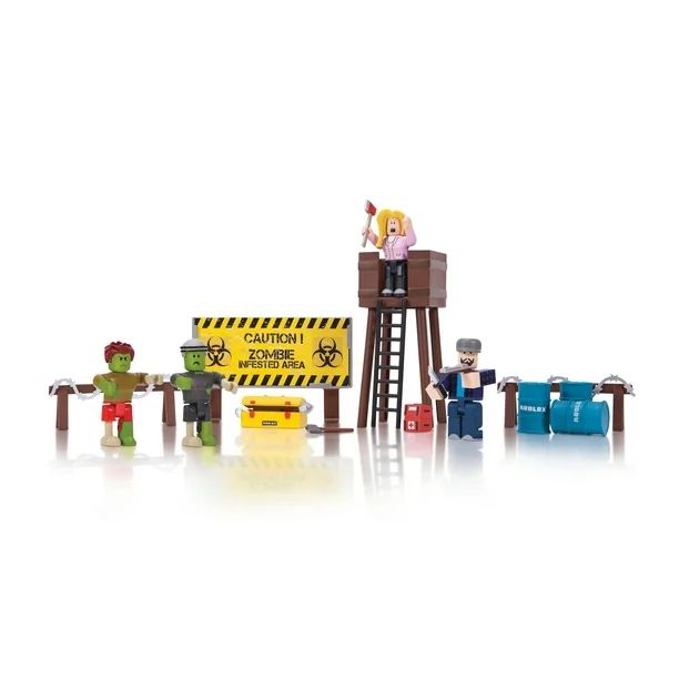 Roblox Action Collection - Zombie Attack Playset [Includes Exclusive Virtual Item] | Walmart (US)