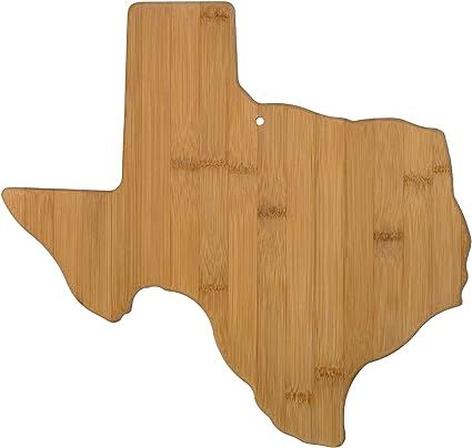 Totally Bamboo Texas State Shaped Bamboo Serving & Cutting Board | Amazon (US)
