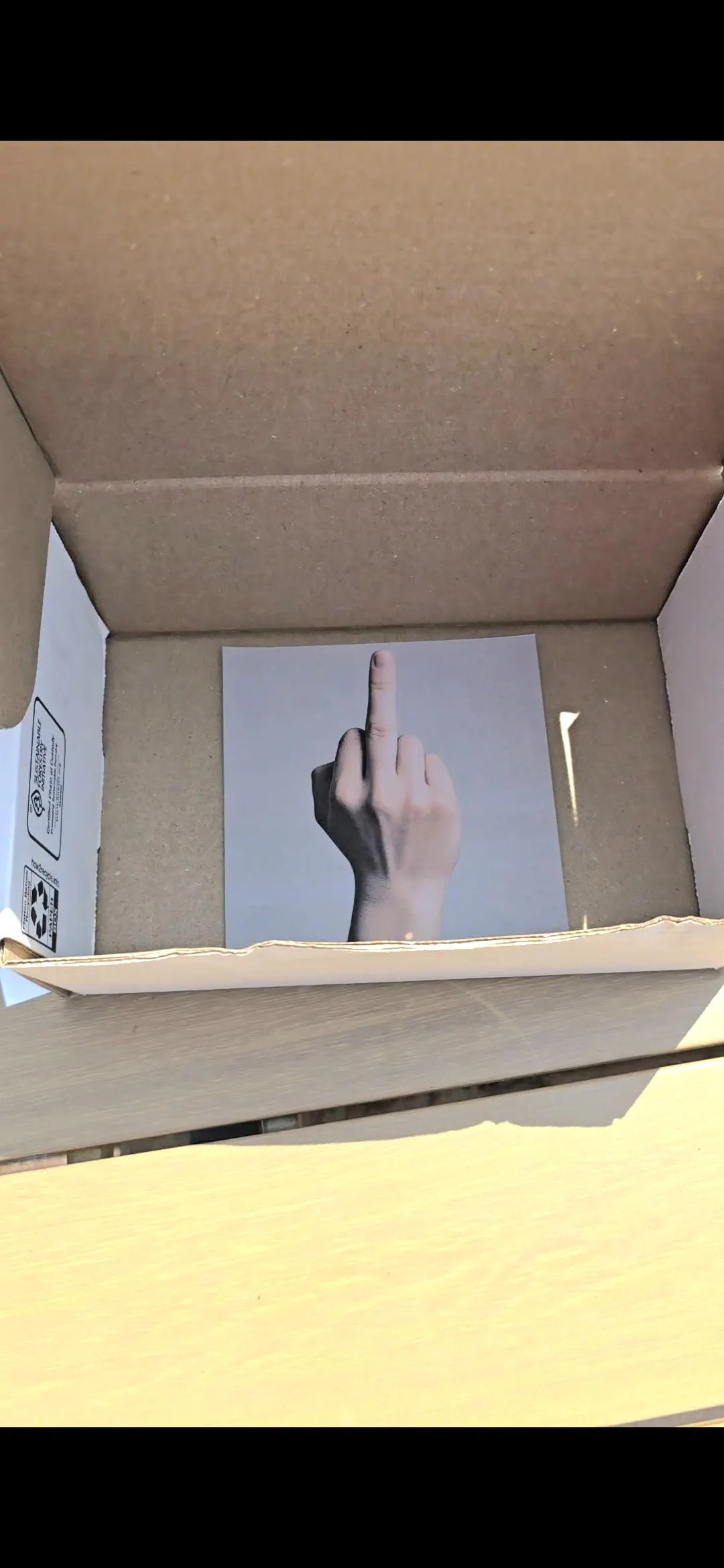 Prank Mail- Middle Finger "Fragile" Package for Funny White Elephant Gag Gift 100% Anonymous | Etsy (US)