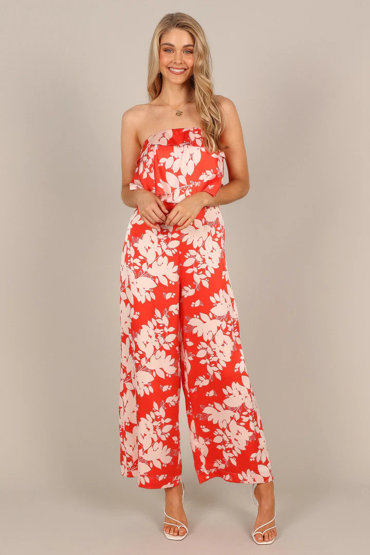 Katia Jumpsuit - Red Floral | Petal & Pup (US)
