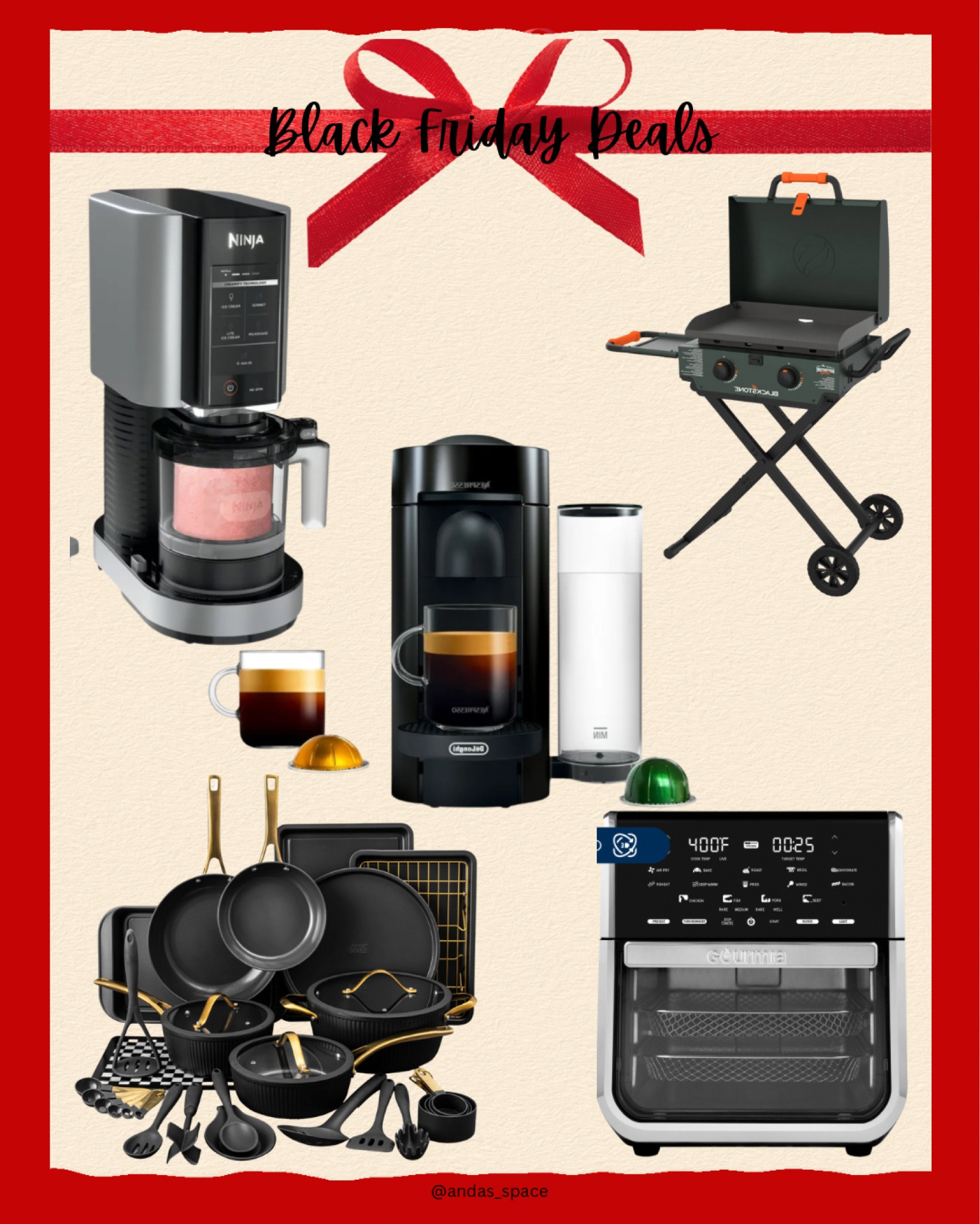 Walmart Black Friday. Ninja Creami. Nespresso. Blackstone grill. Ninja air fryer. Thyme & table cookware & bakeware set. 

#LTKSaleAlert #LTKCyberWeek #LTKGiftGuide