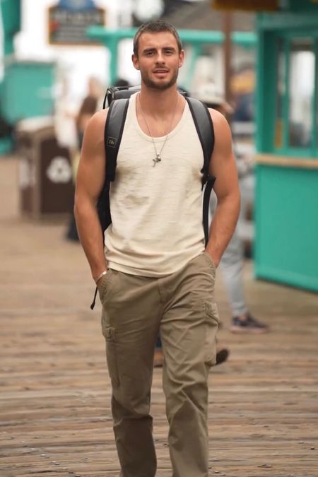 Boohooman Tank • Abercrombie & Fitch Pants • Men’s Fashion • Summer Style • Db Backpack • Men’s Casual •  Vacation Outfit 


#LTKSeasonal #LTKmens #LTKtravel #LTKFind