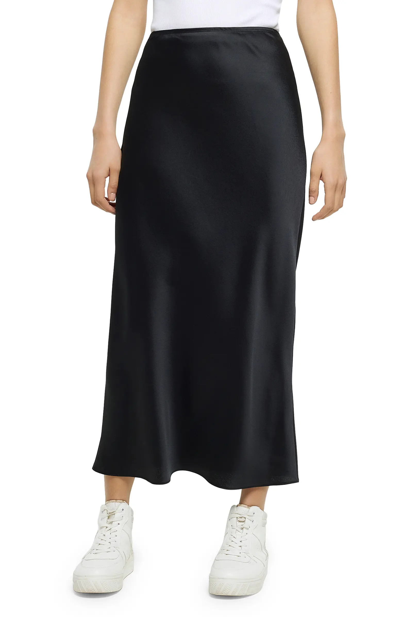 Bias Cut Satin Maxi Skirt | Nordstrom