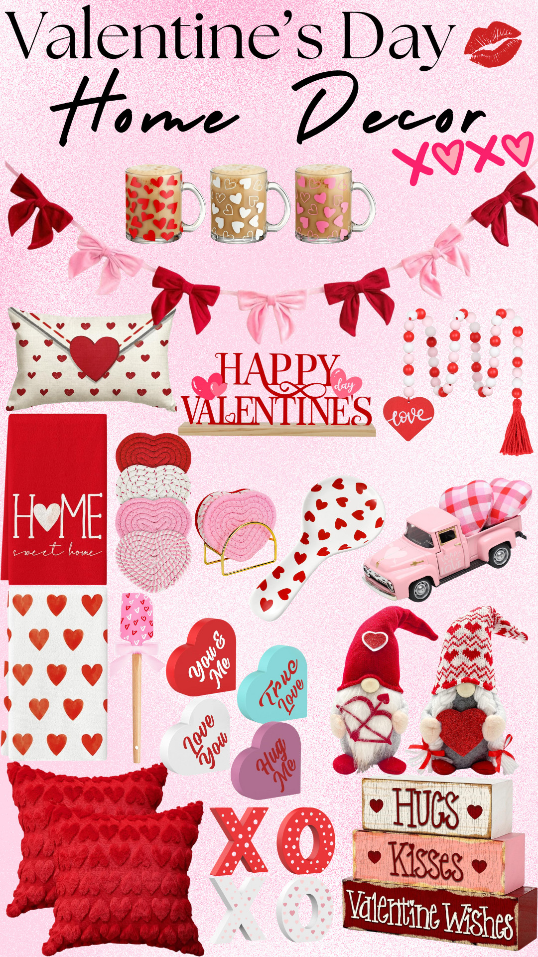 Valentine’s Day Home Decor that makes your space feel happier 💕

I love decorating for Valentine’s Day because it instantly makes my home feel warmer and more fun — especially during the winter months when everything feels a little gray. These are the kinds of small decor pieces that don’t feel over the top, but still make your space feel cozy, festive, and lived-in.

They’re perfect if you:
• want your home to feel more inviting
• love seasonal touches without redecorating everything
• host friends for Galentine’s nights or casual get-togethers
• work from home and want a mood boost
• enjoy little details that make everyday life feel special

I also love that these items are easy to mix into your existing decor — kitchen counters, shelves, entry tables, or the couch — and just as easy to pack away and reuse every year.

Everything is from Amazon, affordable, and simple to style! 

❤️ Tap to shop and save your favorites for a cozy February refresh! 

 

#LTKSeasonal #LTKHome #LTKFindsUnder50