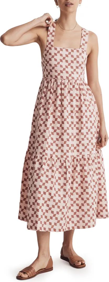 Cicely Geo Checkerboard Tiered Dress | Nordstrom Rack